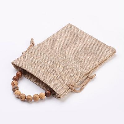 Wood Beaded Stretch Bracelets BJEW-JB03203-02-1