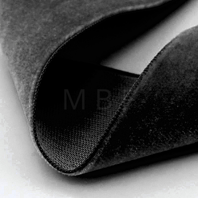 Polyester Velvet Ribbon for Gift Packing and Festival Decoration SRIB-M001-26mm-030-1