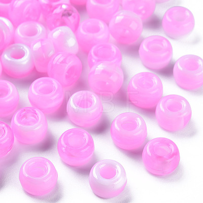 Acrylic European Beads MACR-S375-002B-03-1