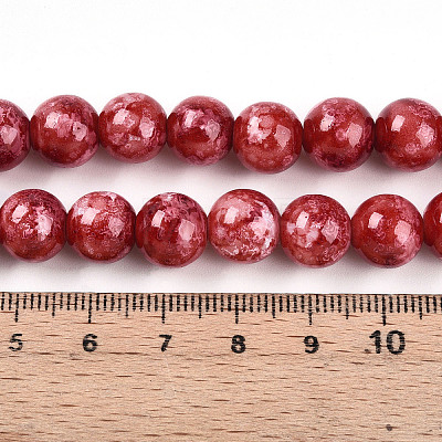 Baking Paint Glass Beads X1-DGLA-N003-10mm-A02-1