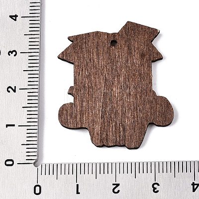 Printed Poplar Wood Pendants FIND-N005-74V-01-1