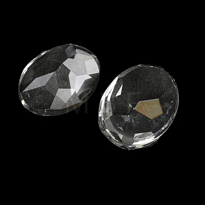 Transparent K5 Glass Cabochons GLAA-NH0001-01A-1