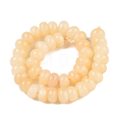 Natural Yellow Jade Beads Strands G-T138-74B-1