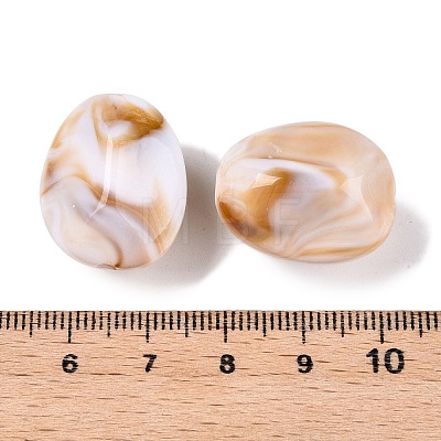 Opaque Acrylic Beads OACR-N137-36B-1