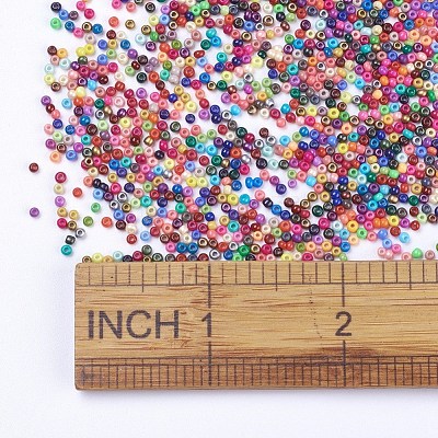 13/0 Grade A Round Glass Seed Beads SEED-N001-AM-1