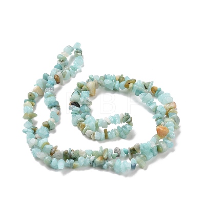 Natural Amazonite Chips Beads Strands X-G-M205-12A-1