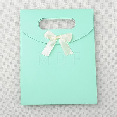Paper Gift Bags with Ribbon Bowknot Design CARB-BP024-02-1