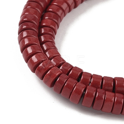 Dyed Natural Magnesite Beads Strands G-M448-F01-04-1