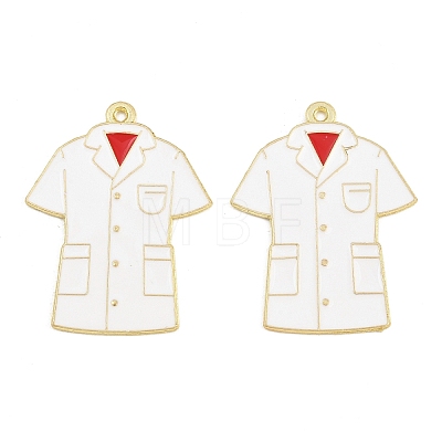 Medical Theme Alloy Enamel Pendants AL-CBA2919-03G-12C-1