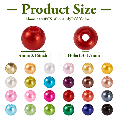 ABS Plastic Beads KY-TAC0013-03-1