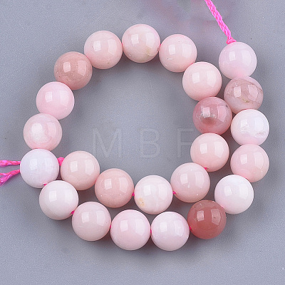 Natural Pink Opal Beads Strands G-S333-8mm-017-1
