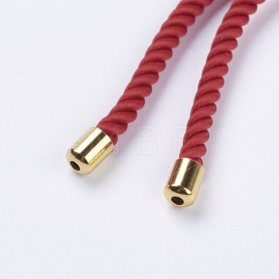 Nylon Twisted Cord Bracelet Making MAK-F018-01G-RS-1