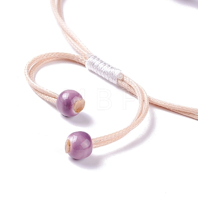 Handmade Dry Pressed Flower Link Bracelet for Girl Women BJEW-C004-01J-1