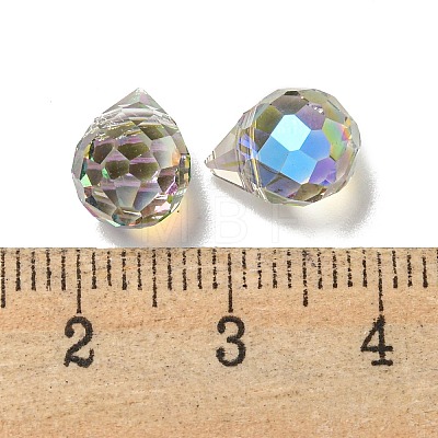 Electroplate Glass Beads EGLA-A041-02-HR01-1
