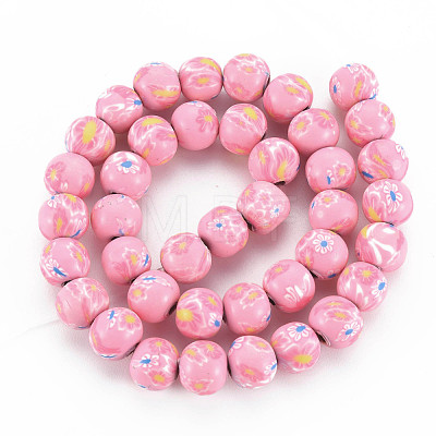 Handmade Polymer Clay Beads Strands CLAY-N008-055-05-1