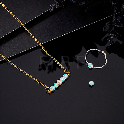 6Pcs Synthetic Opal Beads G-PH0003-40A-1