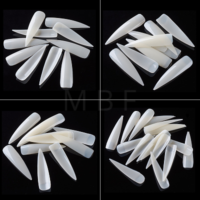 ABS Plastic Seamless False Nail Tips MRMJ-Q069-007C-1