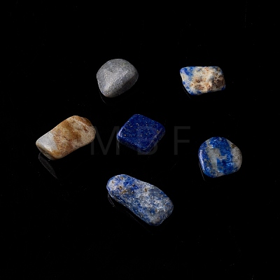 Natural Lapis Lazuli Chip Beads G-M364-10-1