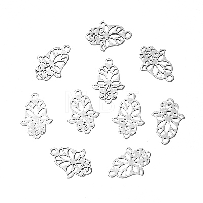 30Pcs 201 Stainless Steel Pendants STAS-CJ0002-36-1