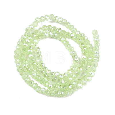 Electroplate Glass Beads Strands EGLA-A044-J1mm-A08-1