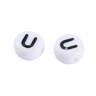 Opaque Acrylic Beads SACR-X0015-11-1