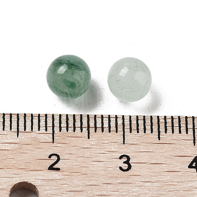 Natural Green Aventurine Sphere Beads G-P520-22-1