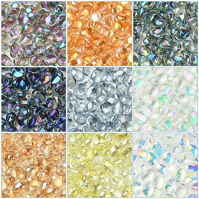 100Pcs Electroplate Glass Beads EGLA-YW0005-27A-1
