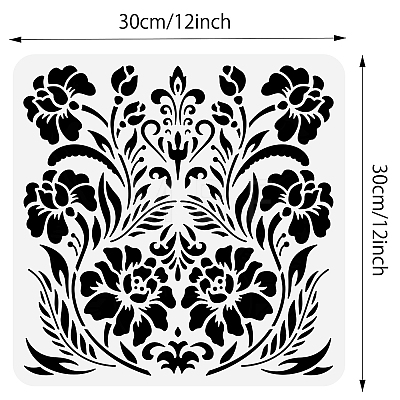 PET Hollow Out Drawing Painting Stencils DIY-WH0418-0014-1