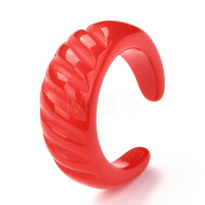 Acrylic Cuff Rings RJEW-M137-03C-1