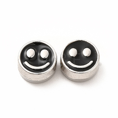 Rack Plating Alloy Enamel Beads FIND-G051-01P-06-1