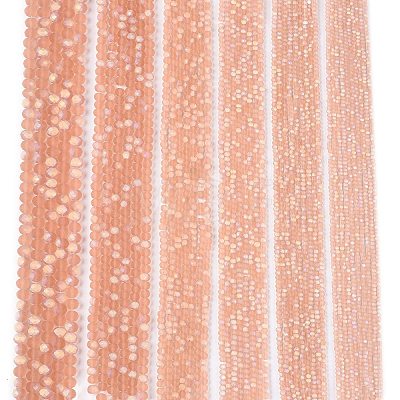 Transparent Glass Beads Strands LS-EGLA-A044-T8mm-MB21-1