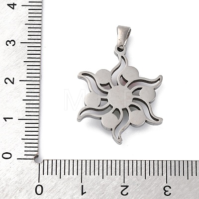 304 Stainless Steel Pendants STAS-L280-01P-03-1