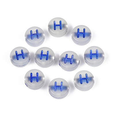 Luminous Frosted Acrylic Beads FACR-T008-02H-1