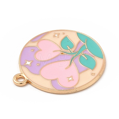 Alloy Enamel Pendants ENAM-B051-02KCG-02-1