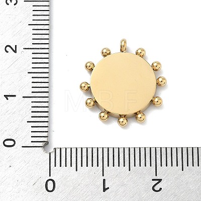 304 Stainless Steel with Synthetic Shell Pendants STAS-G374-02G-1