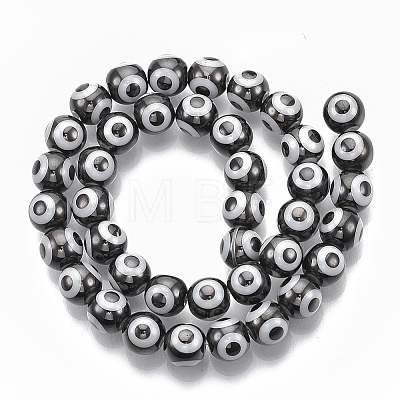 Electroplate Glass Beads Strands LS-EGLA-T012-02C-8MM-1