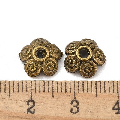 Tibetan Style Alloy Beads TIBE-P003-68AB-1