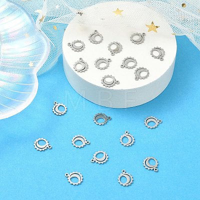 304 Stainless Steel Charms STAS-CJC0008-18P-1