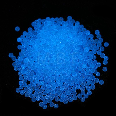Luminous Transparent Glass Seed Round Beads GLAA-F124-D10-A-1