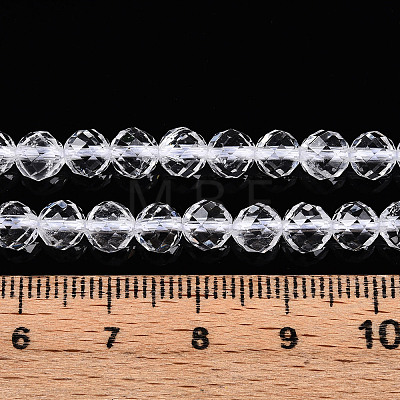 Natural Quartz Crystal Beads Strands G-S345-6mm-35-1