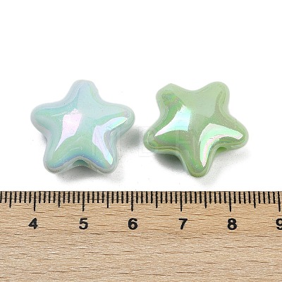 Opaque Acrylic Beads OACR-C022-20-1