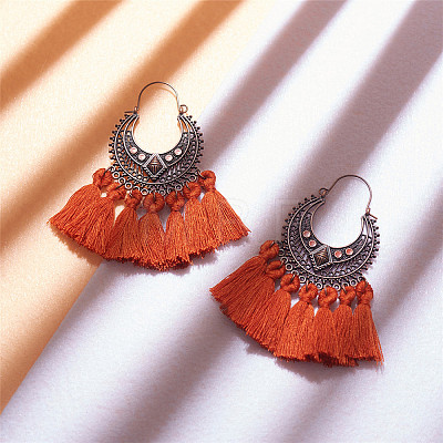 SHEGRACE Alloy Dangle Chandelier Earrings JE878B-1