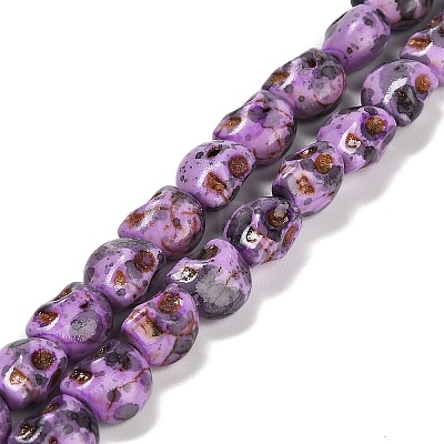 Synthetic Turquoise Beads Strands TURQ-F019-02E-1