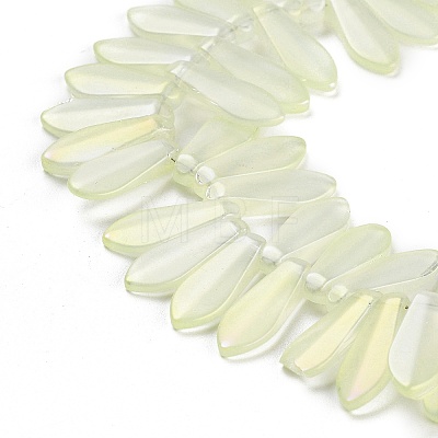 Electroplate Glass Beads Strands X-EGLA-C005-01A-FR02-1