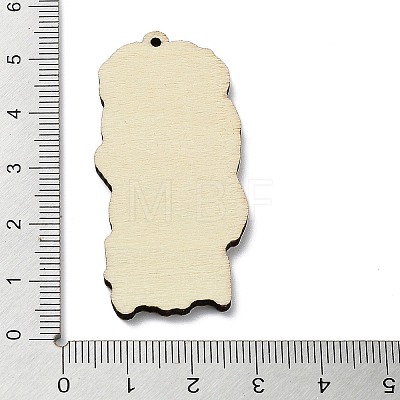 Momther's Day Wooden Pendants WOOD-I012-01J-1