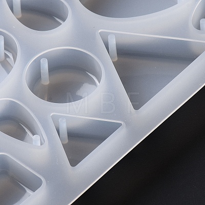 DIY Geometric Shape Pendant Silicone Molds DIY-E057-03-1