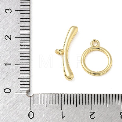 Brass Toggle Clasps KK-CBAFC6C-07E-G-1