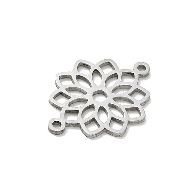 Chakra 304 Stainless Steel Connector Charms SA-CBA28C1-01F-P-1