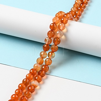 Natural Carnelian Beads Strands G-E571-35B-1