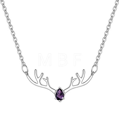 Deer Urn Ashes Pendant Necklace PW-WG78BFC-02-1